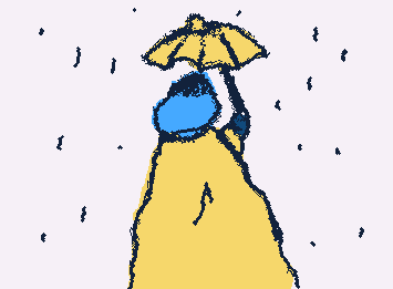 Corolline and rain