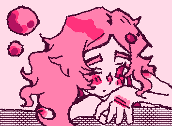 Anna's OC in pink (it still won't let me tag for some reason)!