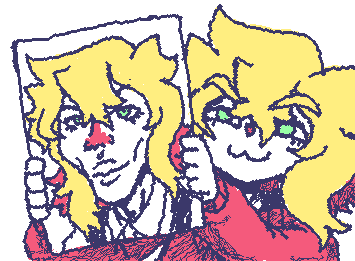 Harley just drew himself... That little prick