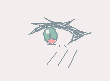 お目々書いた！