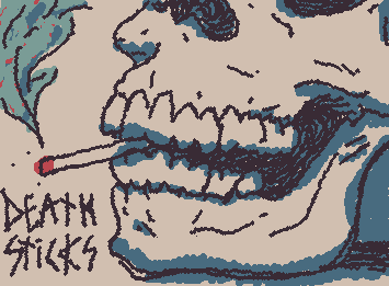 Smoking sum Death Sticks