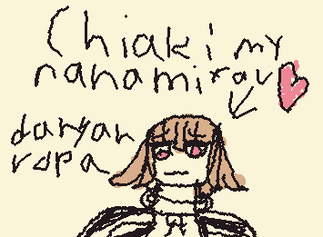 Chiaki nanami! She deserved better in the anime and game D: