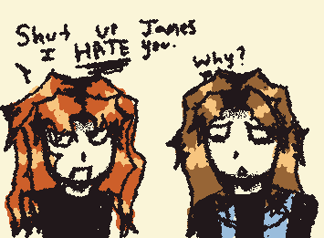 Why? :[ (Dave Mustaine and James Hetfield)