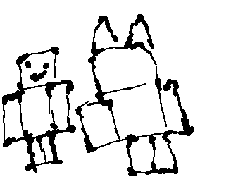 ティーチくんがロブロックスでほかプレイヤーにあった