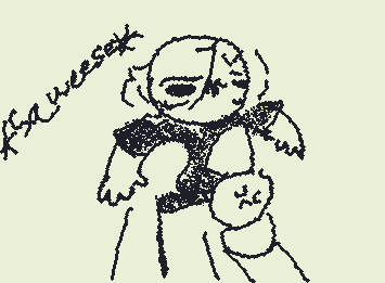 Carlos’ hair makes me mad…if I suffer so does he..