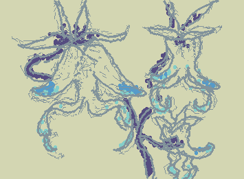 Ghost Orchids
Original drawing