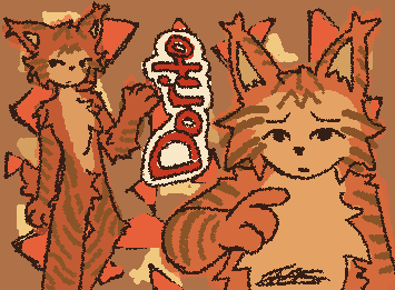 @Spoon Consumer dorito seems like a longhair breed? But definitely tabby methinks. Is his tail cut? Or were they born with short tail, even tho he longhair?