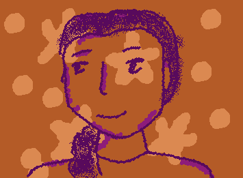 idk, its meant to look as if theres a star shaped spotlight on her eye?