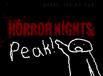horror nights is peak yall