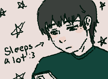 Did a little sketch of my classmate :3