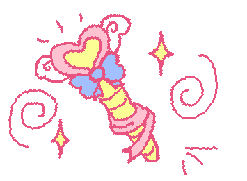 Magical girl wand based off a pen i have >//<