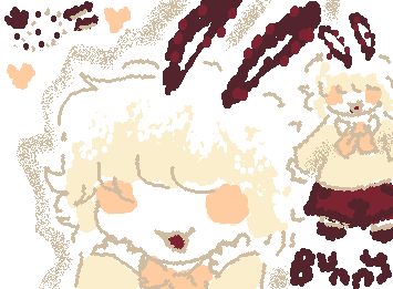 @K1rby_XD 's seabunny oc, as requested by them!! very cute oc!!!