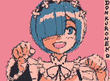 Les dejo un fanart de mi personaje favorito de Re:zero. (speed paint en mi tiktok: donkuroneko).