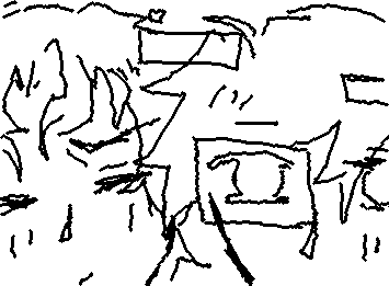 i drew these 2 (my OCs) half-asleep and now i have absolutely no recollection of drawing them lol