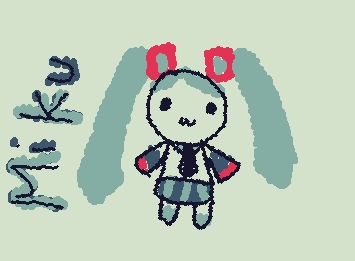I drew baby Miku!