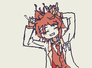 @Rula ごめんっ、めちゃくちゃ前からリクエストしてくれてたのに夏休み後半やること多すぎて描けなかった、、、で、結局夏休み最後数日で描くことになっちゃって、、
ほんとすっごい遅くてごめんねっ、、、一応描いてみた、けど、、、むずかしぃ、、、ｗ