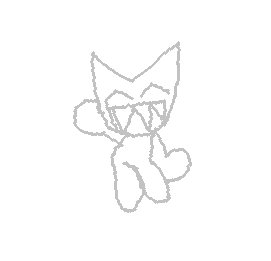 Token being silly and joyous