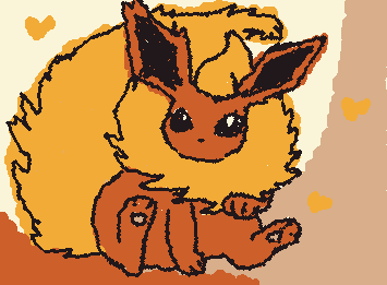 Someone ask for a flareon?? This evevolution is soo cute guys