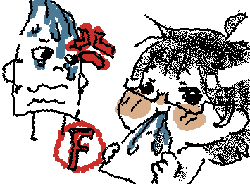 this is me when i have a test -~-