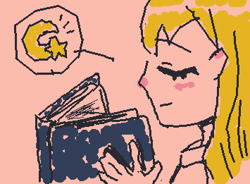 "Once upon a time…" 「昔々…」
この色淡くて好き