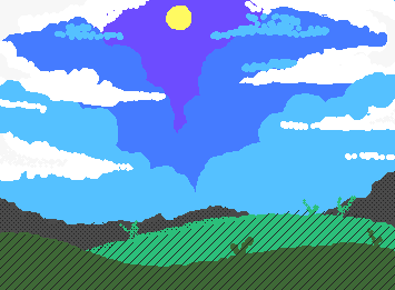 land and sky scape