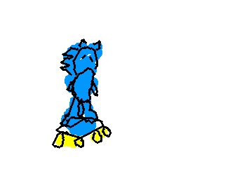 sonic on a scateboard