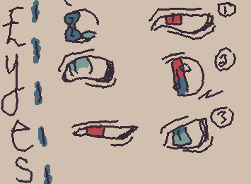 Eyes are probably the easiest thing I can do , lol!
