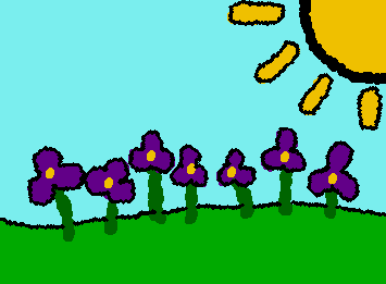 A field of flowers. Part of my "Nature" series.