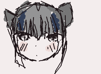 お猫耳の女の子❣