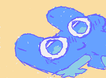 Four plush just chilling on a yellow background (bfdi)