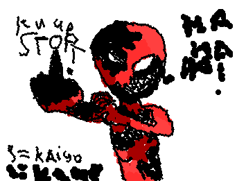 my OC as a spider person and kaigo also there requests open.