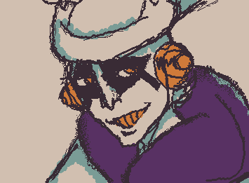 Mayuri, again, but with another of his weird costumes::wp-big-brain:: (I have an art block rn besides i really like him but idk how draw his face T-T)