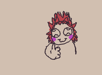 Baby kirishima doing thumbs up!