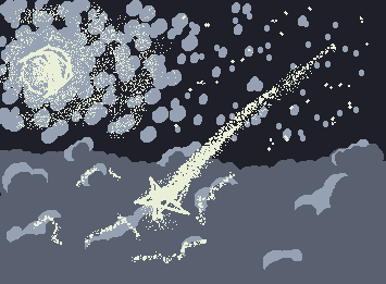 星に願いを☆・．•