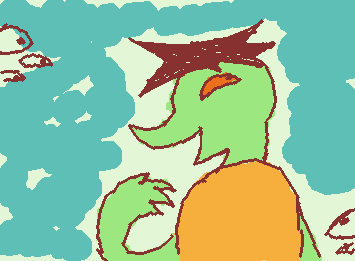 lazy bayani doodle from house of puso since i cant draw for some reason today