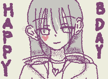 for my friend's bday 🎂 tried to do shading...