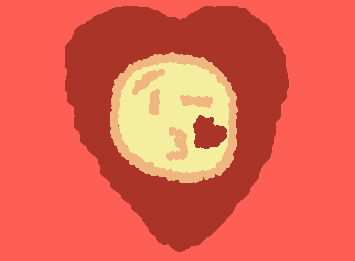 I missed last week so here's that one... but week 4 of drawing random emojis and color palettes! hope its good bc I finally decided on doing a background color