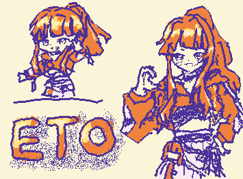 遊園地コラボビジュのえとさん好きだから描いてみた!!!
(時間あったらじゃぱぱさんも描くかも?)