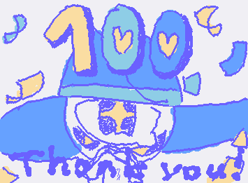 うはぁぁぁ100フォロワーいってたぁぁあ！！！！！😭😭😭😭うううう嬉しいいいいい！！！みんなありがとぉ！！愛してるぜぇ！！！！
