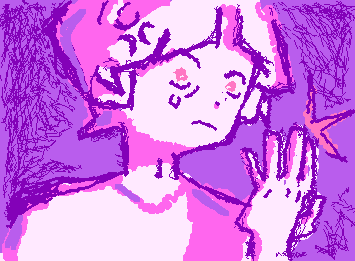 my hand is lowkenuinely declining from drawing lol happy valentines day tho!!!! (i drew this with my other hand btw dw