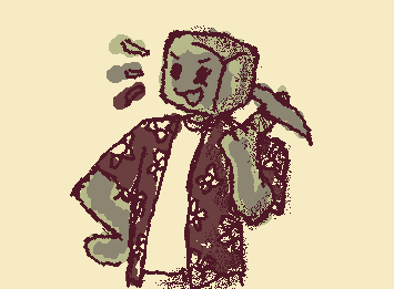 Avery doodle depicting him happy??????