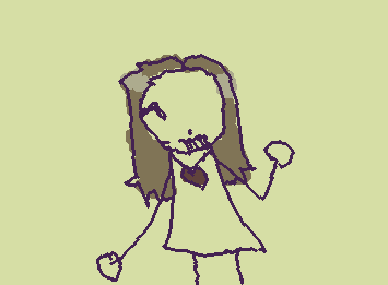 @asher the clown but as a doodle cause their peak