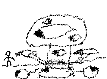 デカ怪異キノコ