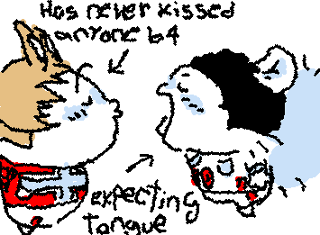 Bellinbeef and Baldling silly art (before erling went bald