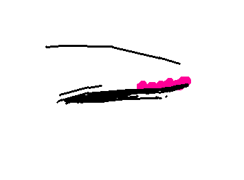 開いてないようで開いてる目、好きです