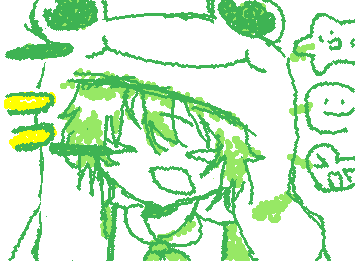 緑色とカエルが本当に大好きです。🐸🐸