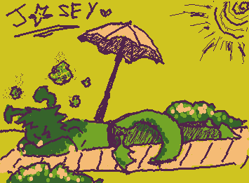 Sunbathing daydream