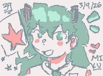 Happy miku day! 3/9/2026