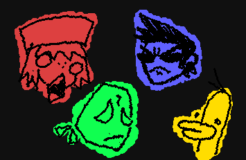 4 chuds (blue's @ZOIDFOIDMOIDGOY btw)