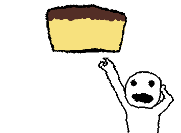 guys i just baked a cake